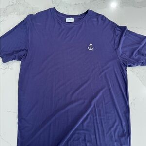 Anchor Emblem Purple Men's Tee